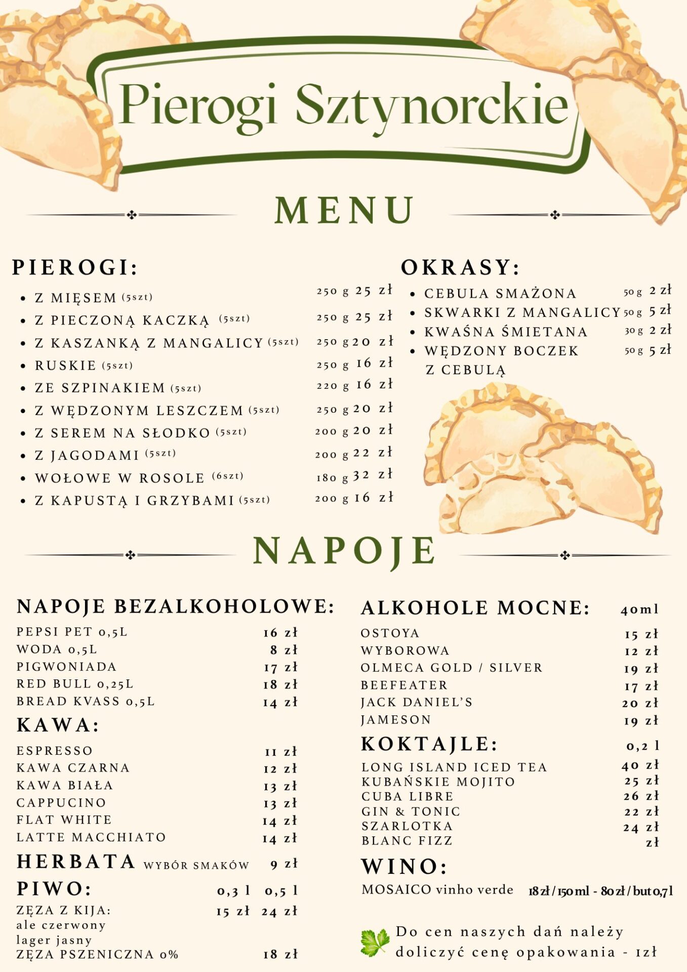 Menu pierogi 26'