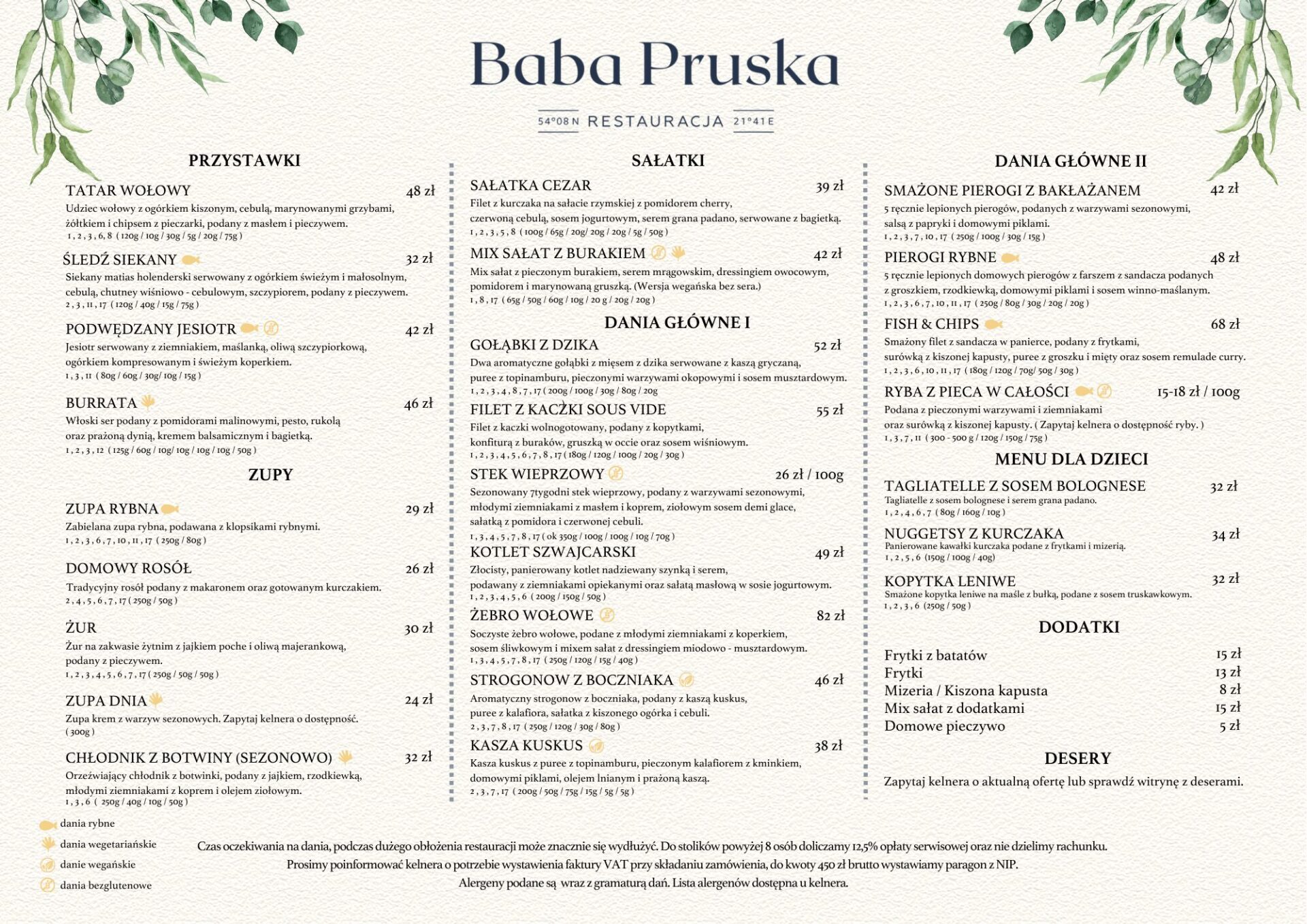 Zmienione menu baba 2026